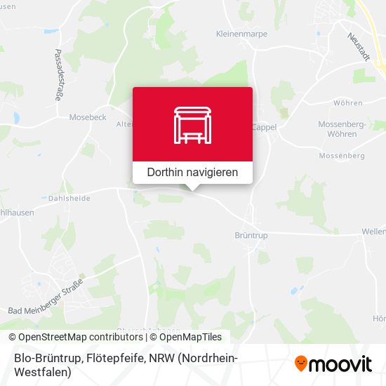 Blo-Brüntrup, Flötepfeife Karte
