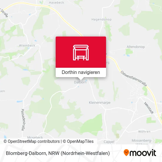 Blomberg-Dalborn Karte