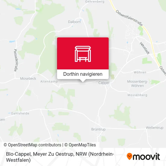 Blo-Cappel, Meyer Zu Oestrup Karte