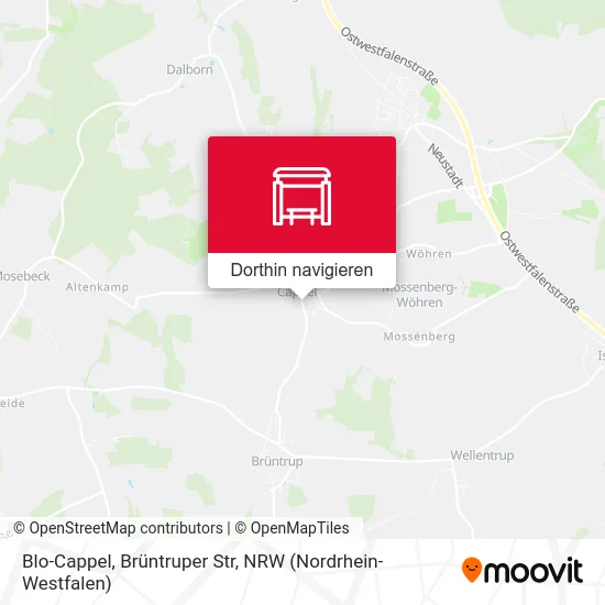 Blo-Cappel, Brüntruper Str Karte