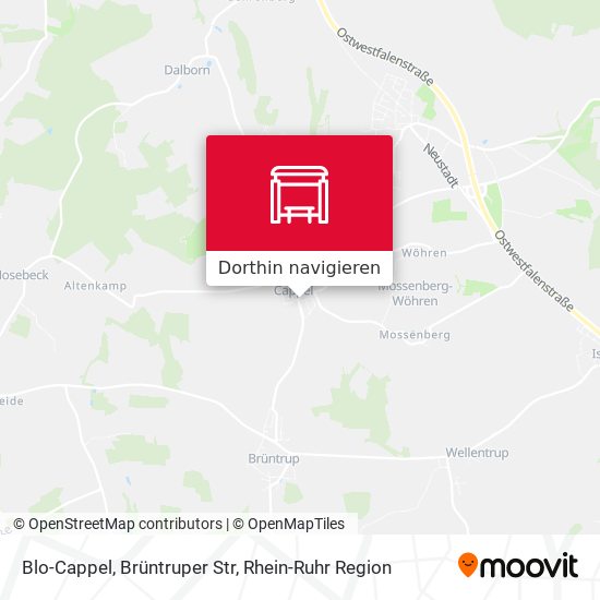 Blo-Cappel, Brüntruper Str Karte