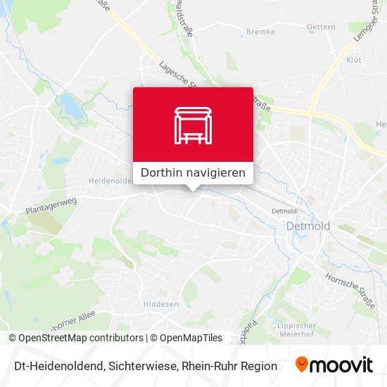 Dt-Heidenoldend, Sichterwiese Karte