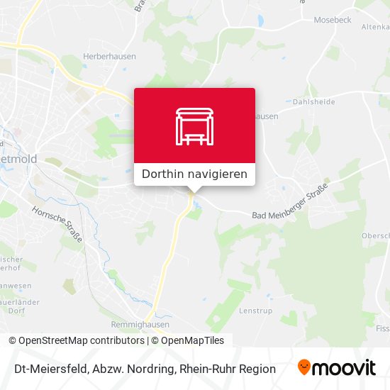 Dt-Meiersfeld, Abzw. Nordring Karte