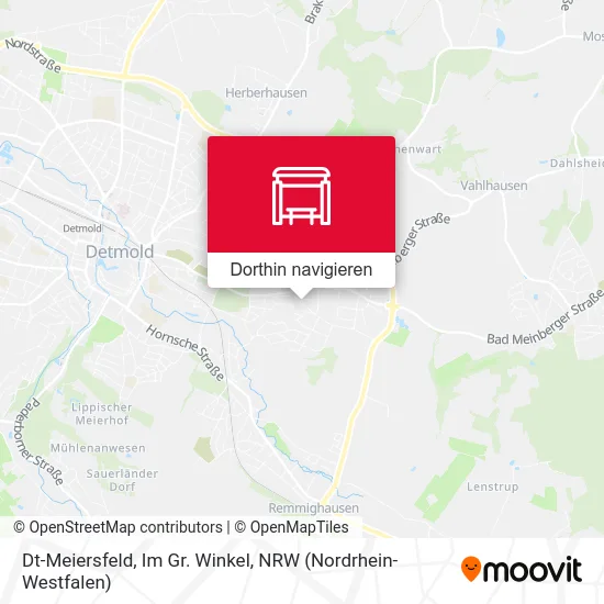 Dt-Meiersfeld, Im Gr. Winkel Karte