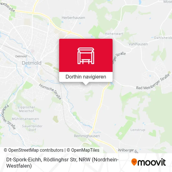 Dt-Spork-Eichh, Rödlinghsr Str Karte