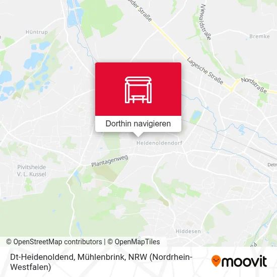 Dt-Heidenoldend, Mühlenbrink Karte