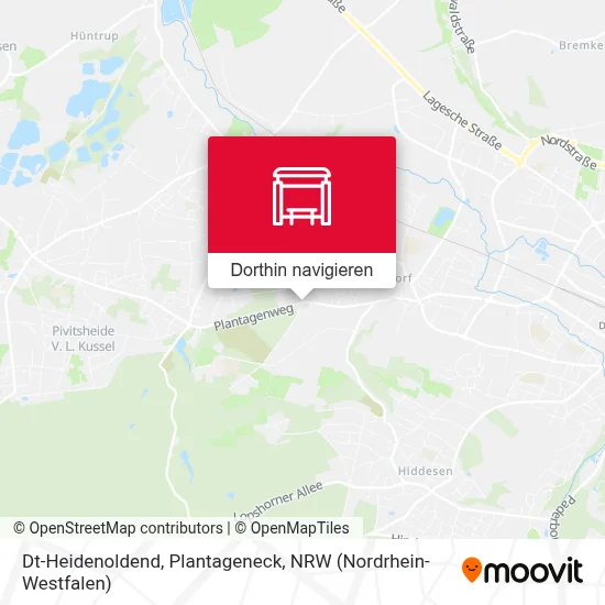 Dt-Heidenoldend, Plantageneck Karte