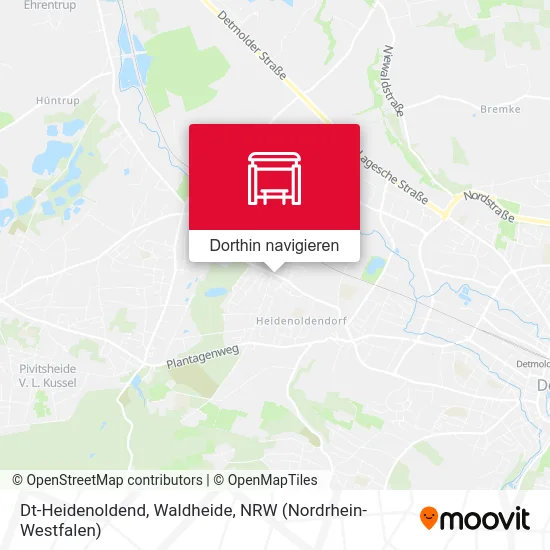 Dt-Heidenoldend, Waldheide Karte