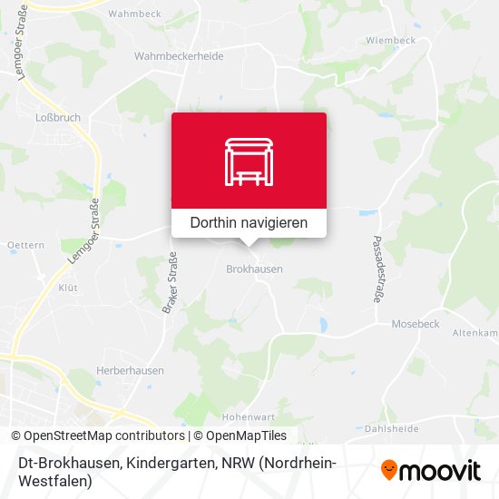 Dt-Brokhausen, Kindergarten Karte