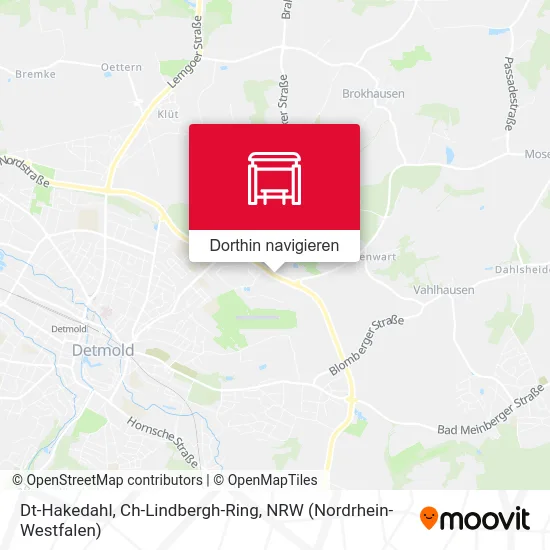 Dt-Hakedahl, Ch-Lindbergh-Ring Karte