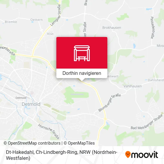 Dt-Hakedahl, Ch-Lindbergh-Ring Karte