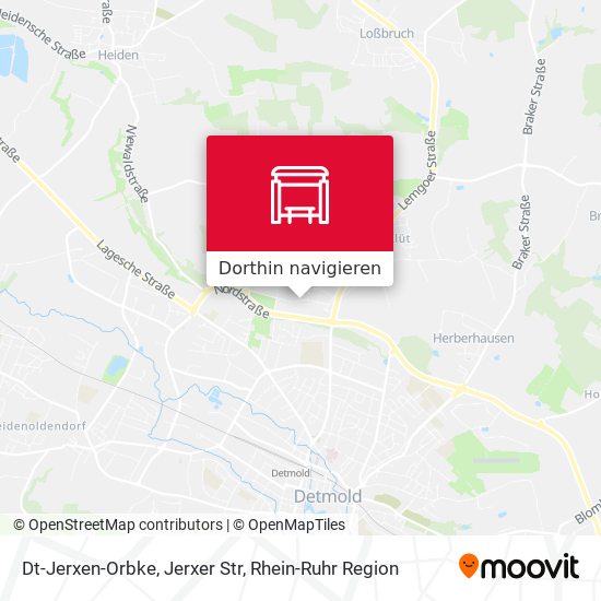Dt-Jerxen-Orbke, Jerxer Str Karte