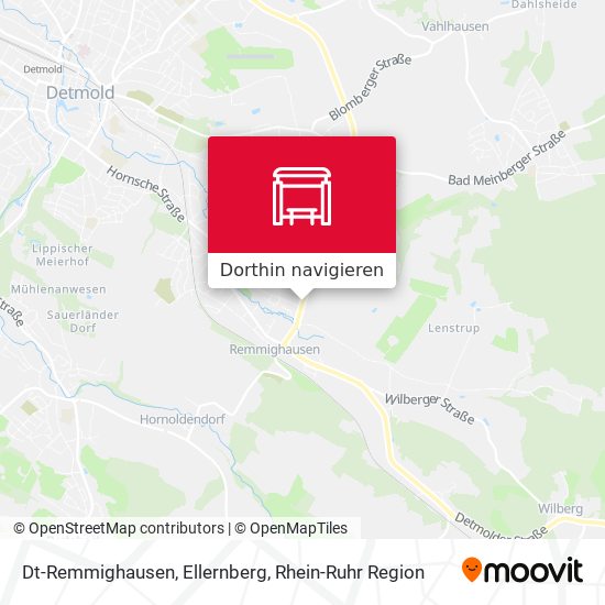 Dt-Remmighausen, Ellernberg Karte