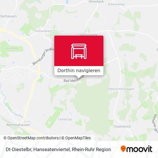 Dt-Diestelbr, Hanseatenviertel Karte