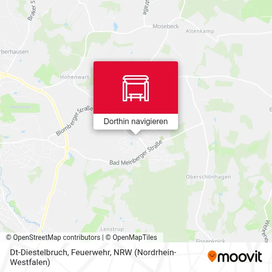 Dt-Diestelbruch, Feuerwehr Karte