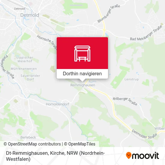 Dt-Remmighausen, Kirche Karte