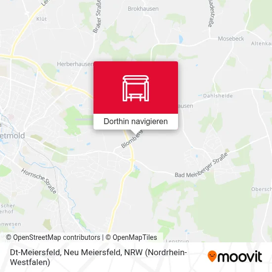 Dt-Meiersfeld, Neu Meiersfeld Karte