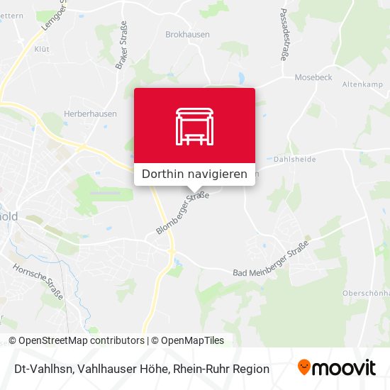 Dt-Vahlhsn, Vahlhauser Höhe Karte