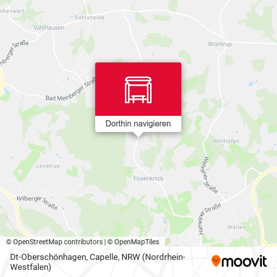 Dt-Oberschönhagen, Capelle Karte