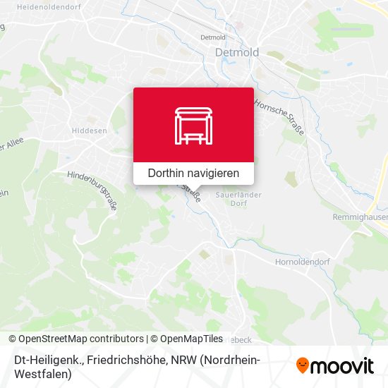 Dt-Heiligenk., Friedrichshöhe Karte