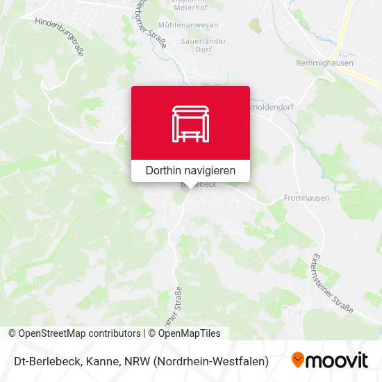 Dt-Berlebeck, Kanne Karte
