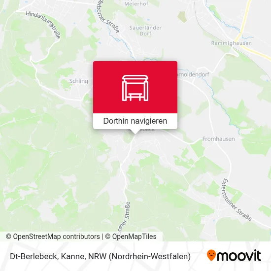 Dt-Berlebeck, Kanne Karte