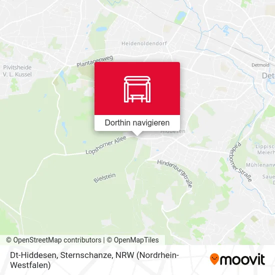 Dt-Hiddesen, Sternschanze Karte