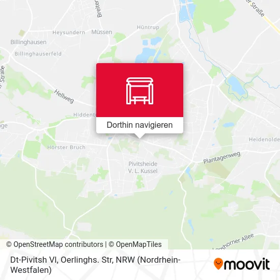 Dt-Pivitsh Vl, Oerlinghs. Str Karte