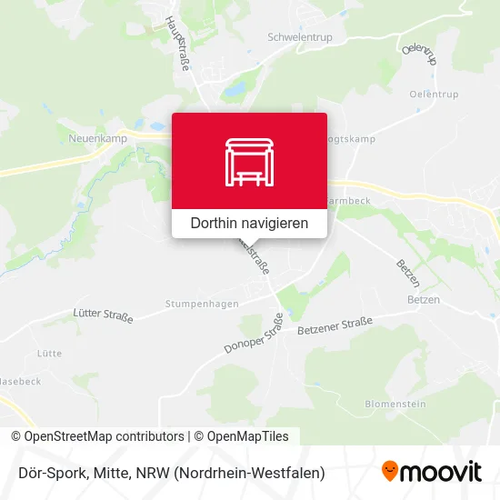 Dör-Spork, Mitte Karte