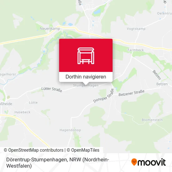 Dörentrup-Stumpenhagen Karte