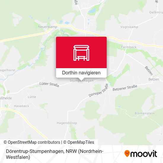 Dörentrup-Stumpenhagen Karte