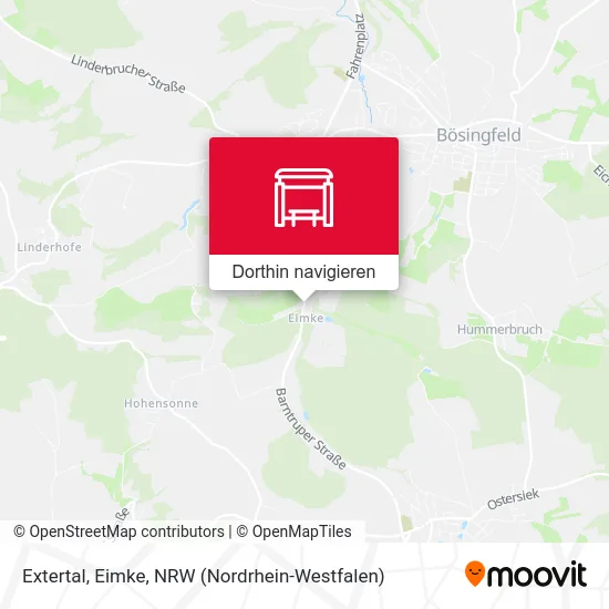 Extertal, Eimke Karte