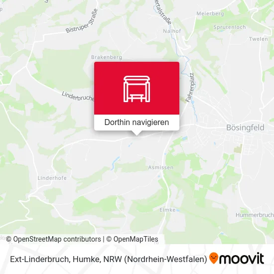 Ext-Linderbruch, Humke Karte