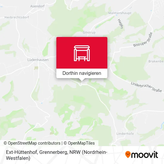 Ext-Hüttenhof, Grennerberg Karte