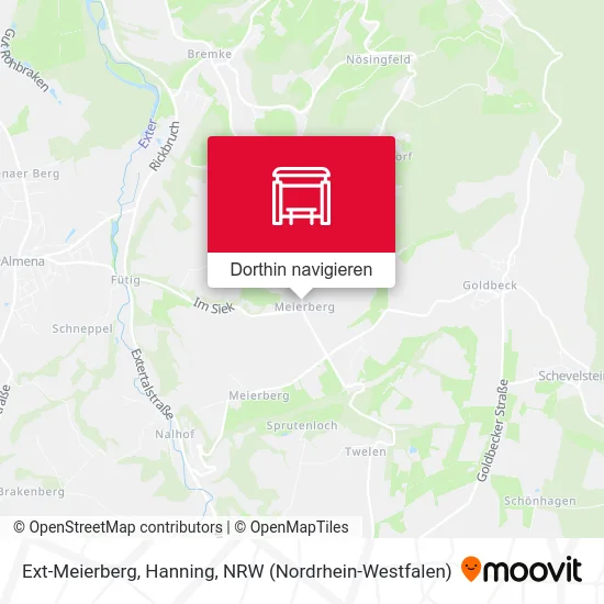 Ext-Meierberg, Hanning Karte