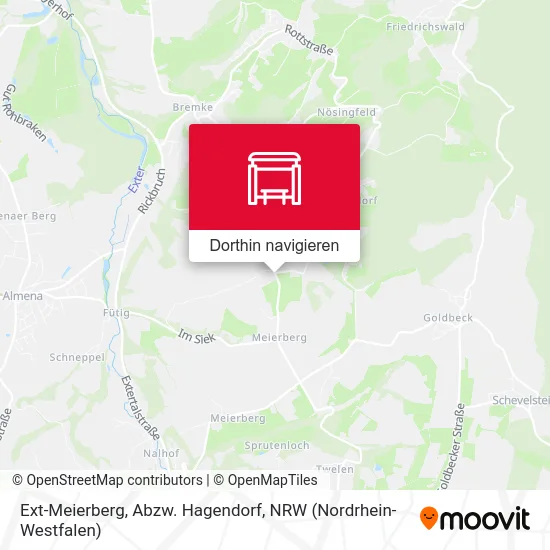 Ext-Meierberg, Abzw. Hagendorf Karte