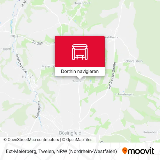 Ext-Meierberg, Twelen Karte