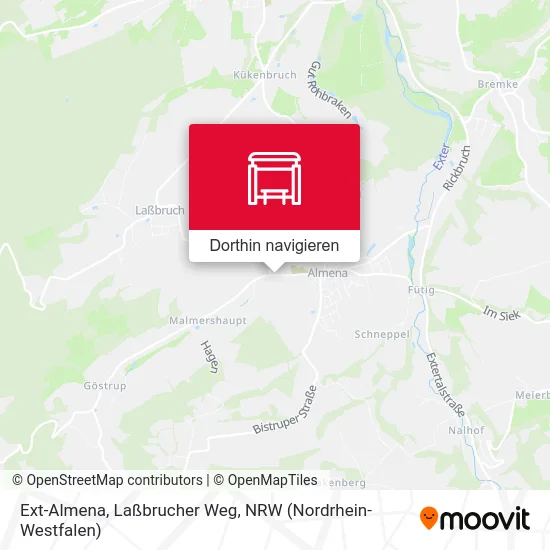 Ext-Almena, Laßbrucher Weg Karte
