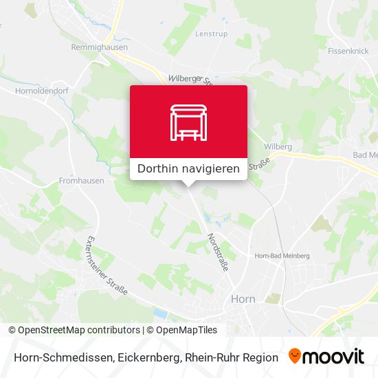 Horn-Schmedissen, Eickernberg Karte