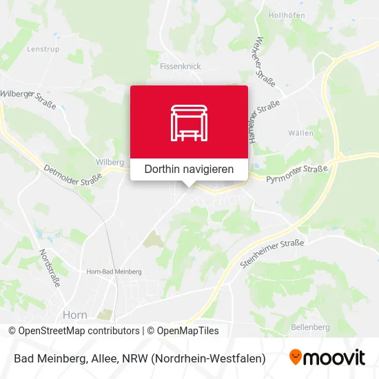 Bad Meinberg, Allee Karte