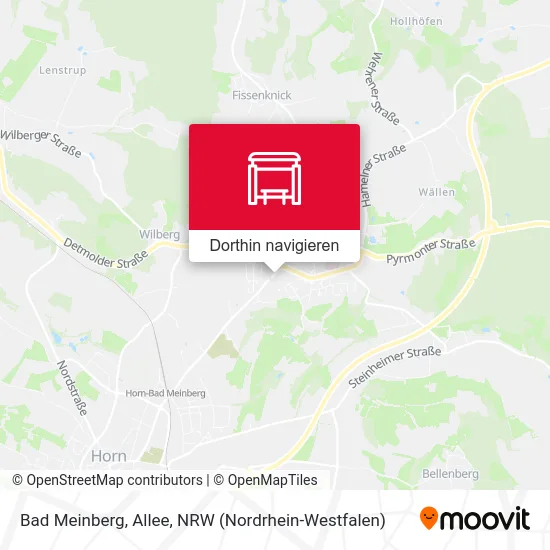 Bad Meinberg, Allee Karte