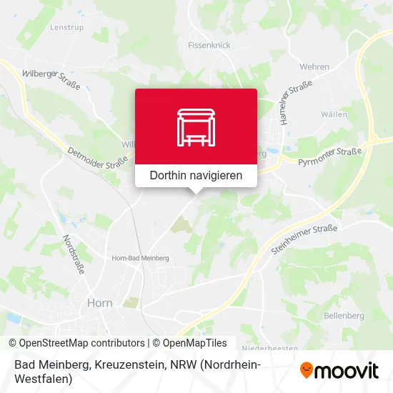 Bad Meinberg, Kreuzenstein Karte