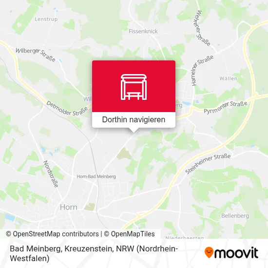 Bad Meinberg, Kreuzenstein Karte