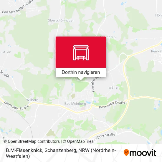 B.M-Fissenknick, Schanzenberg Karte