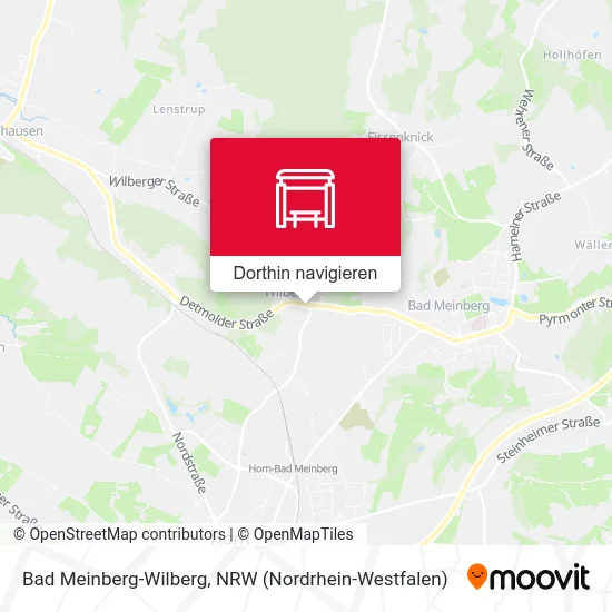 Bad Meinberg-Wilberg Karte