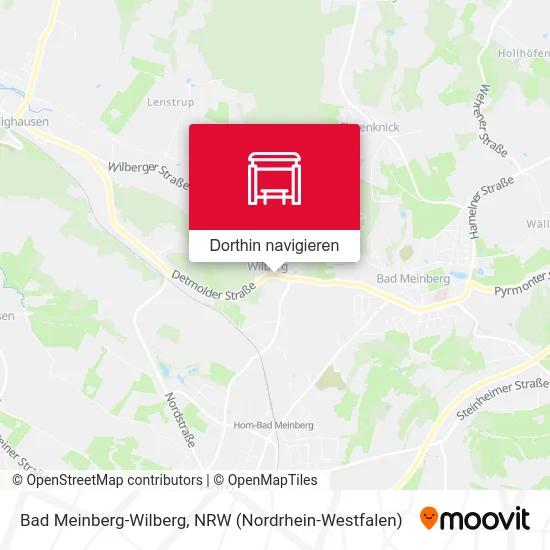 Bad Meinberg-Wilberg Karte