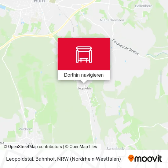 Leopoldstal, Bahnhof Karte