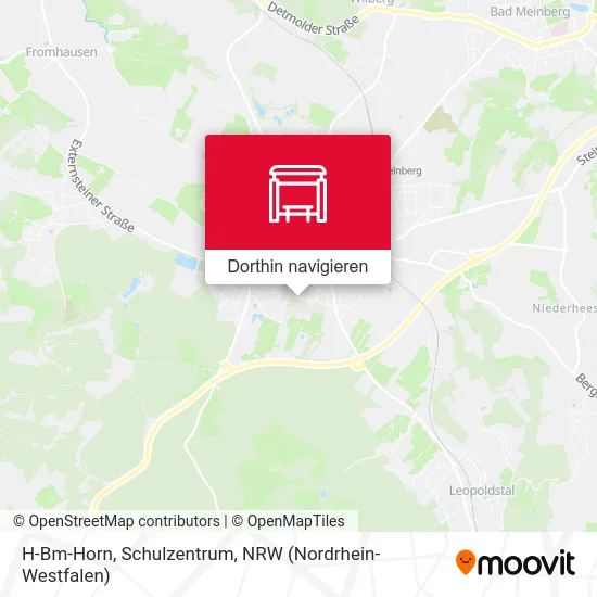 H-Bm-Horn, Schulzentrum Karte