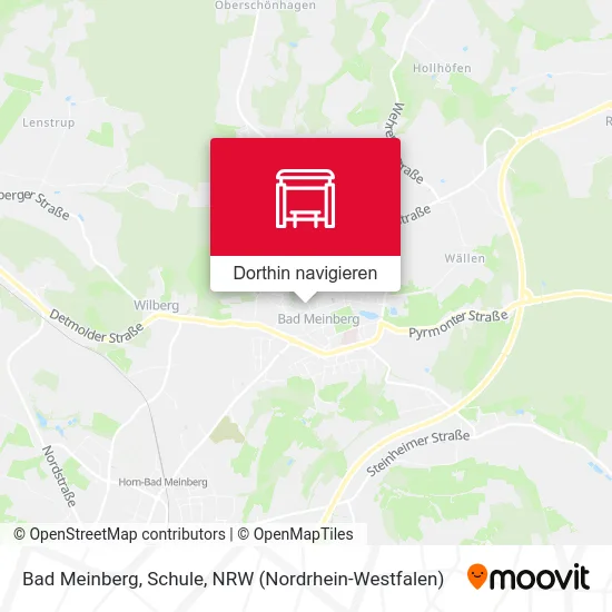 Bad Meinberg, Schule Karte