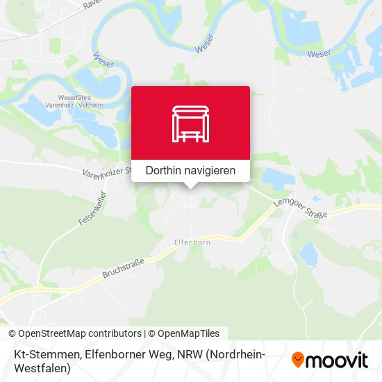 Kt-Stemmen, Elfenborner Weg Karte